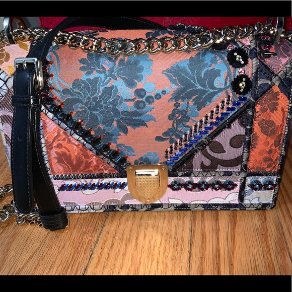 Auth DIOR BNWB silk beaded detailed crossbody🌸 - Picture 5 of 8